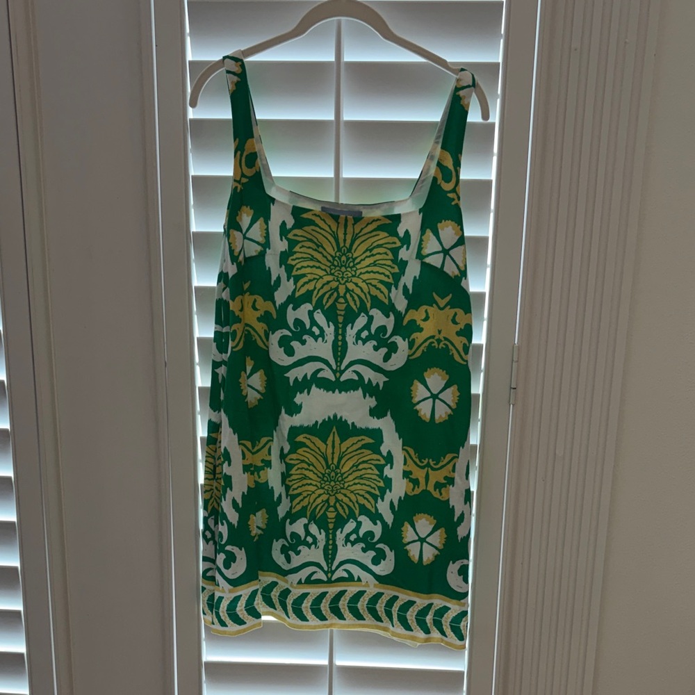 Antonio Melani Green & Yellow Printed Dress